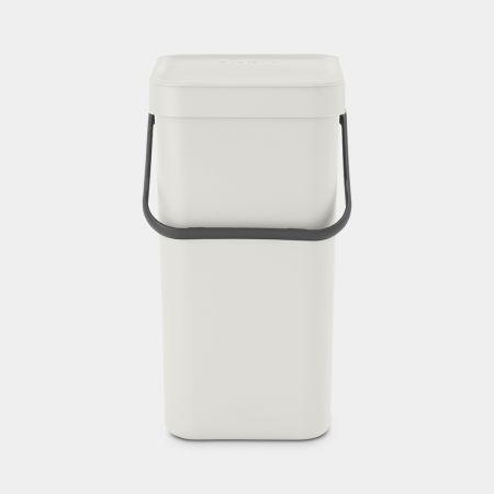 Bio-seau composteur écologique et recyclable Multi-talent - Volume S de 12 litres - Brabantia Sort & Go - Light Grey_1