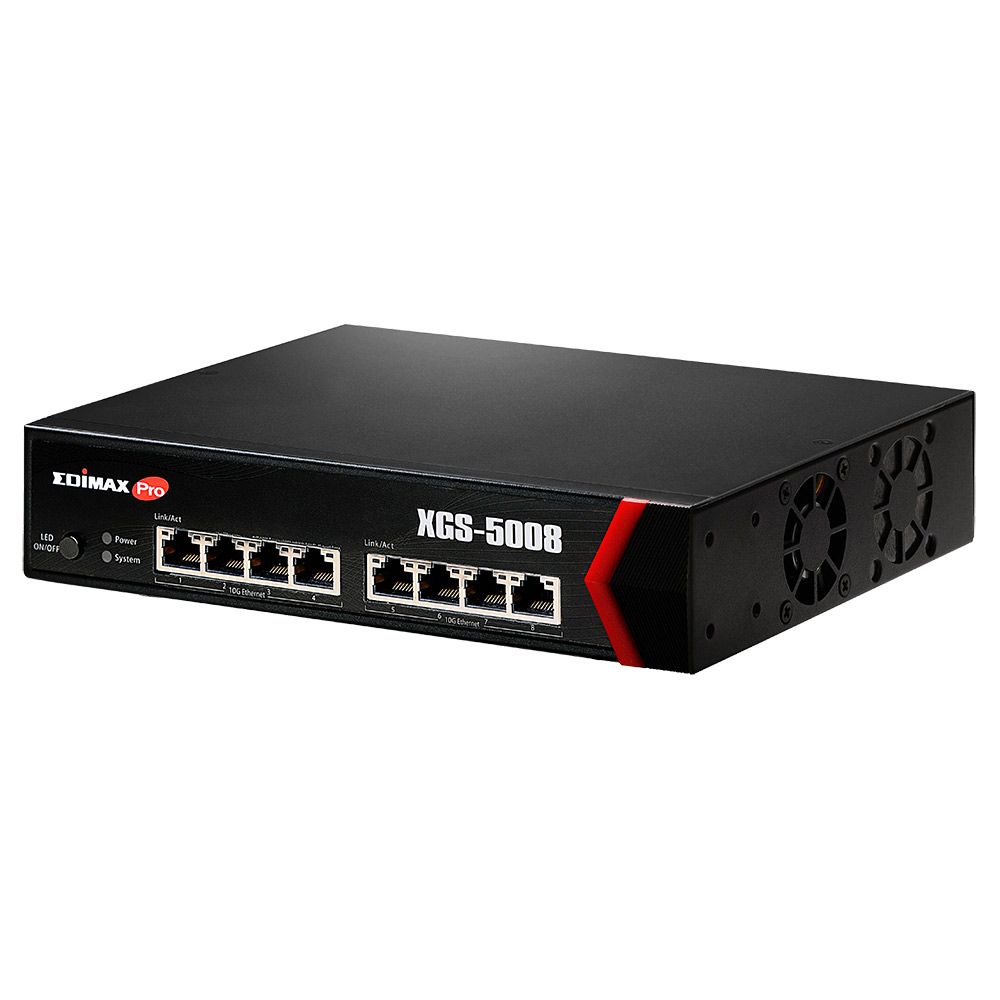 Commutateurs - switch - Edimax XGS-5008 - 8 ports 10GbE - boîtier rack 1U_1