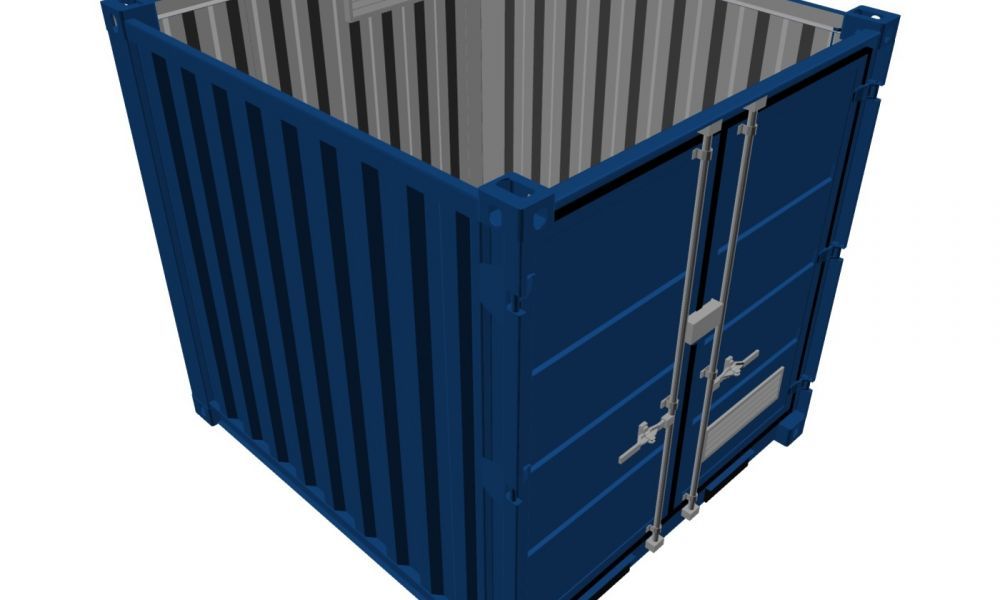 Containers de stockage 8 pieds - Robuste, modulable et sécurisé pour chantiers_1