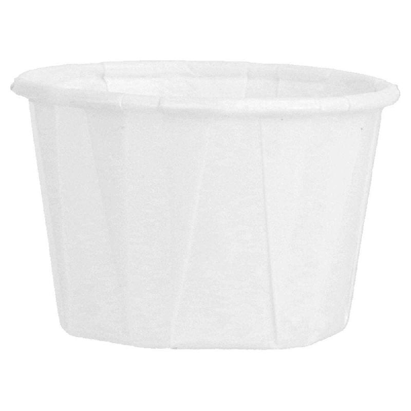 Pot en papier ingraissable 30 ml blanc Ø4,2x3cm - par 250_1