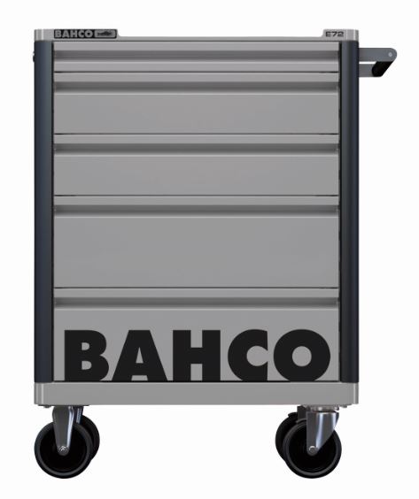 Servante d'atelier « Storage HUB » E72 - 66 cm avec 5 tiroirs, robuste châssis en acier double paroi - 693 mm x 510 mm x 955 mm - 1472K5GREY_1
