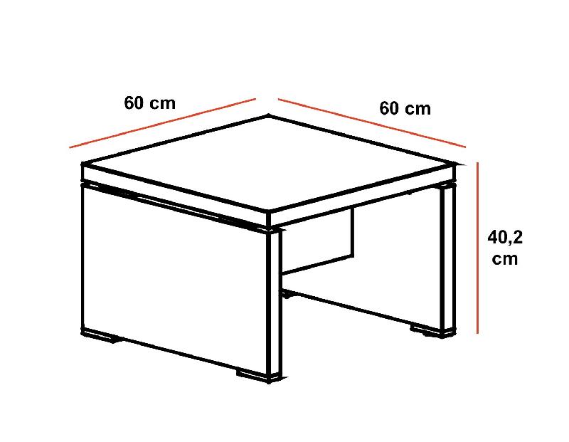 Table basse TAK - Mobel linea - 60, Chêne veiné_1