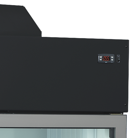 Armoire de congélation murale noire pour supermarché - 650 L | Tefcold - MTF250B_1