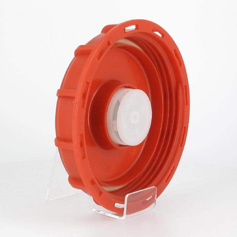 Couvercle Schütz Ø150 rouge UN + bonde 2