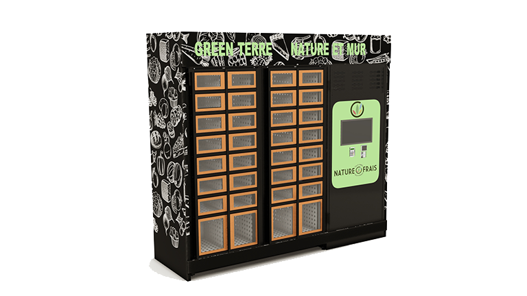 Distributeurs automatiques alimentaires à casiers, en intérieur - Modèle m go32_1