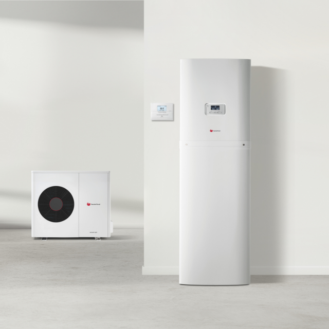 Ensemble Pompe à chaleur Air / Eau Genia Air 7 kW Monophasé chauffage et ECS 190L + régulation MiPro Sense radio - Saunier Duval - SAUAIR7ECSM_1