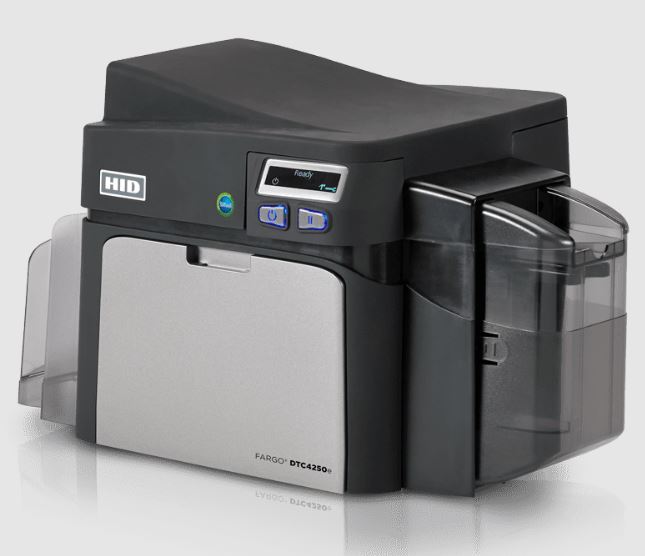 Imprimante de cartes et badges double face HID Fargo DTC4250e - 300 dpi, impression rapide et modulaire_1
