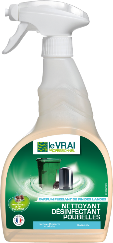 Le vrai detergent desinfectant desodorisant poubelles vapo de 750ml_1