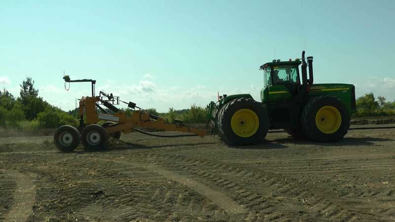 Draineuse agricole révolutionnaire pour tracteurs de 300 à 600 HP