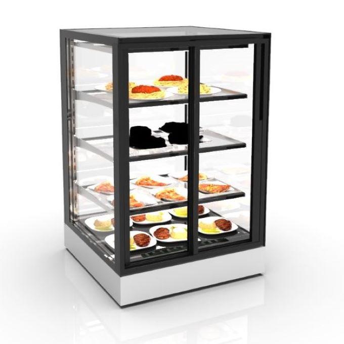 Vitrine chauffante INTEGRA à poser - Chaleur sèche - 600 mm - H950 - IN60-90C | Sayl Barcelona - Accès arrière_1