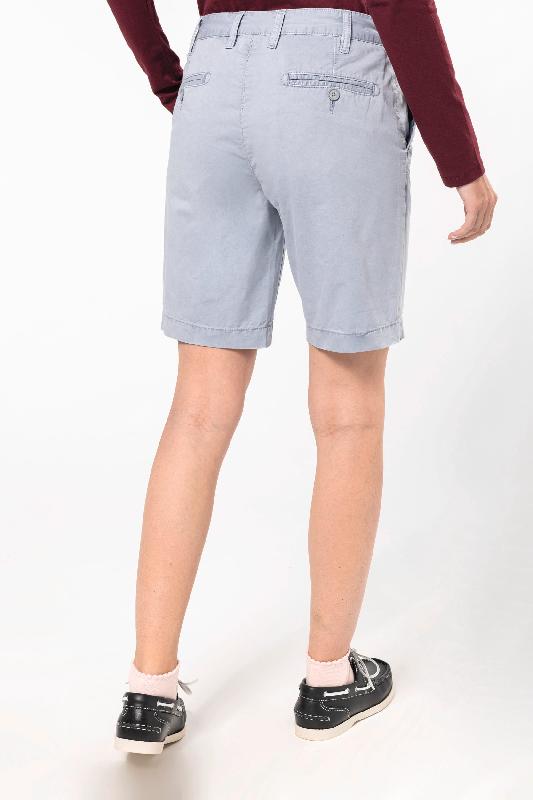 Bermuda aspect délavé femme - Kariban - Réf: K753 - 100% coton, confort optimal_1