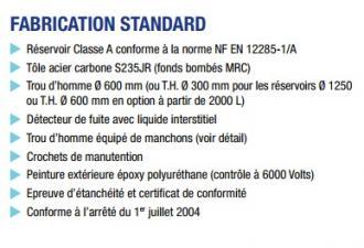 Cuve double paroi à enterrer 1500 litres - 301387_1