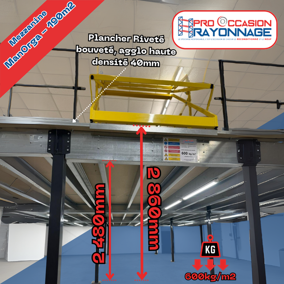 Mezzanine industrielle ManOrga - 190m²_1
