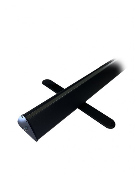 Roll up triangle - 85x200cm - Structure enrouleur aluminium noir avec impression HD_1