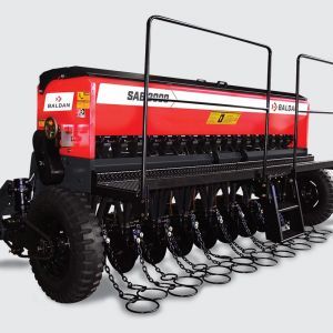 Semoir agricole Baldan avec volant hélicoïdal de régulation