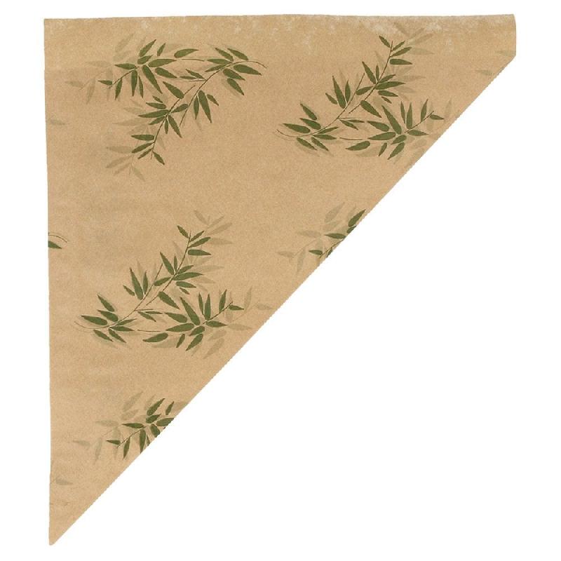 Cornet en papier ingraissable Feel Green 250g 29,5x21cm - par 2000_1
