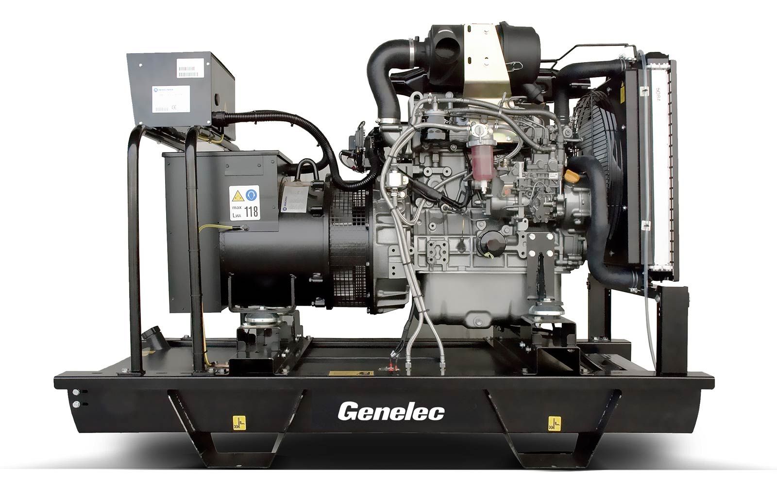 GYW Series Groupes électrogènes industriels - Genelec - Diesel - 1.500 tr/min 50 Hz et 1.800 tr/min 60 Hz - Puissance 7,50 à 56 kVA_1