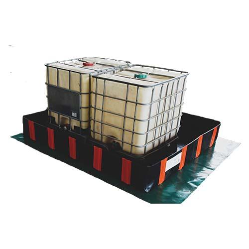 Bac de rétention en plastique souple 1169 litres - standard - résistance chimique et antistatique_1