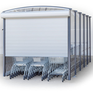 Abri pour chariot Sigma Special - Structure en aluminium - Box flexible avec système roulant verrouillable_0
