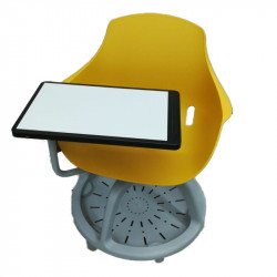 Chaise de formation avec tablette écritoire rotative our les instituts de formation, écoles, salles de conférence - GOYA_1