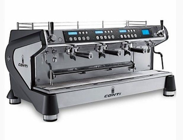 Machine à café professionnelle CONTI Monte Carlo semi-automatique 3 groupes_1