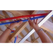 Réseau évolutif pour ajout de sanitaires sans perte de débit