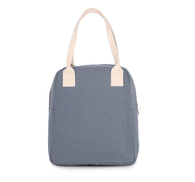 Sac isotherme en coton canvas - Réf: KI0369 - Marque Kimood - 310 g/m² - Poche externe, anses en coton, fermeture zippée_1