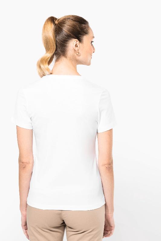 T-shirt Supima col V manches courtes femme - 100% coton peigné - Réf: PK305 - Kariban Premium_1