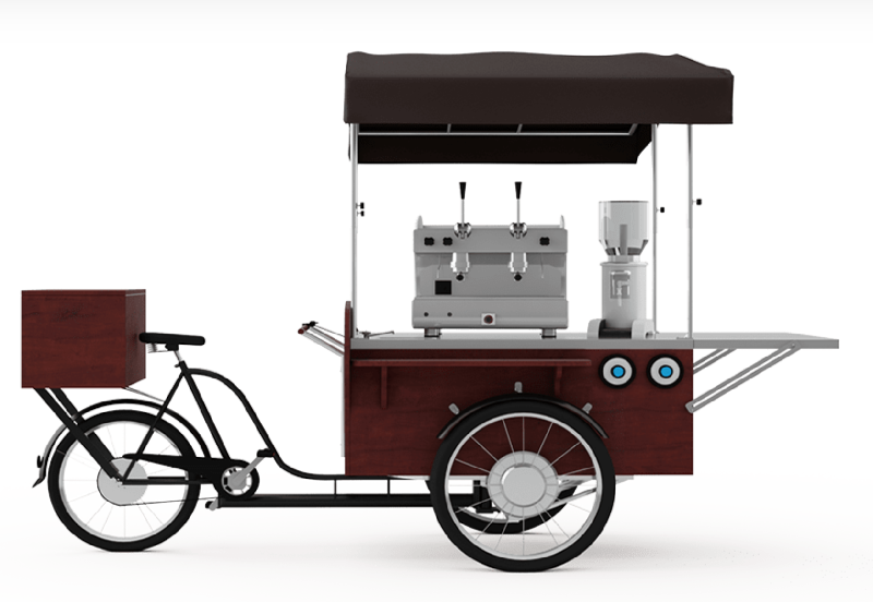 Triporteur professionnel pour la vente de café_1