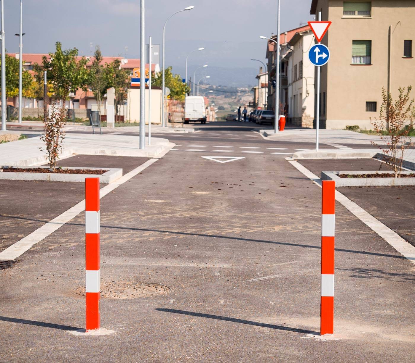 Borne amovible démontable en acier - H 2,07 m - Traitement Ferrus anti-corrosion_1