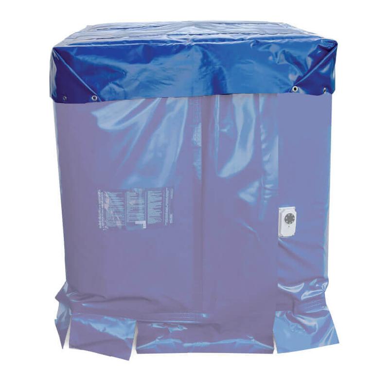 Couvercle calorifugé pour Bâche chauffante de cuve IBC - IP54 - sans ouverture_1