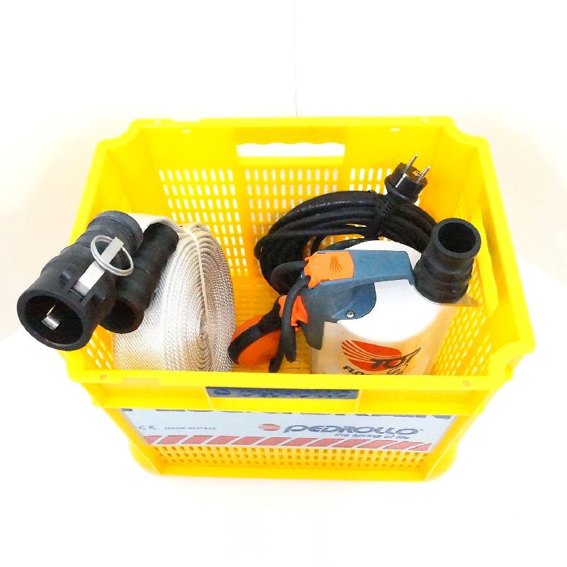 Kit d'urgence anti-inondation PEDROLLO Plug & Drain - Pompe vide-cave 220V avec flotteur, débit 9 m3/h - 0.37 kW_1