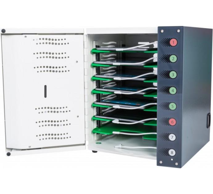 Lockncharge Putnam 8 - Armoire de rechargement pour 8 appareils à connectique Lightning, iPads et iPhones_1