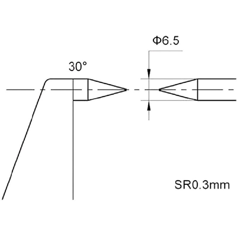 Micromètre d'extérieur pour arbres cannelés 0-25 mm - lecture 0,01 mm - pointes angle 30°_1