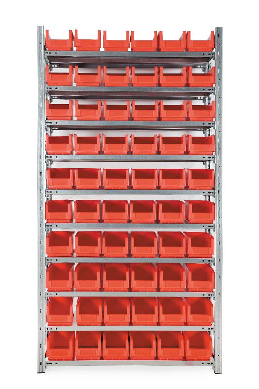 Pack rayonnage + bacs à bec - 190427 – Rouge_1