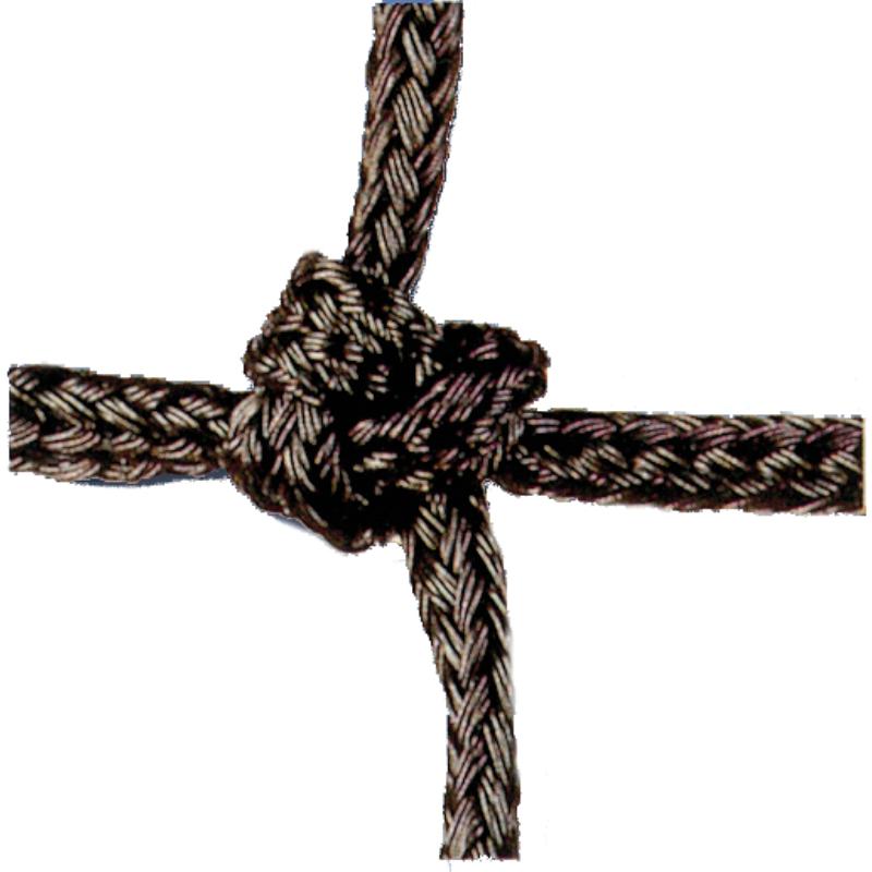 Filet handball maille simple 3 mm pour buts de 3 x 2 m - Mixte - Adaptabilité sur tous les modèles de buts - Profondeur 90 cm en partie haute, 1,1 m en partie basse_1