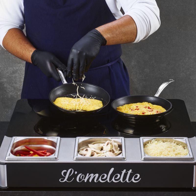 Station de préparation oeufs et petit-déjeuner pour Buffet - L'Omelette  | ADVENTYS -_1