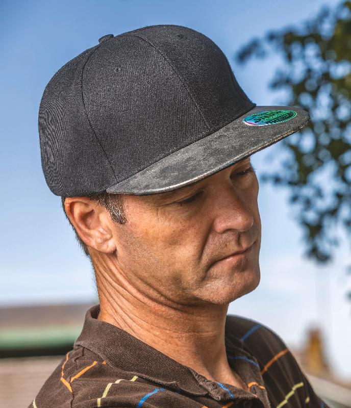 Casquette Bronx Glitter - Snapback 6 panneaux - Visière nacrée - Réf: RC087X_1