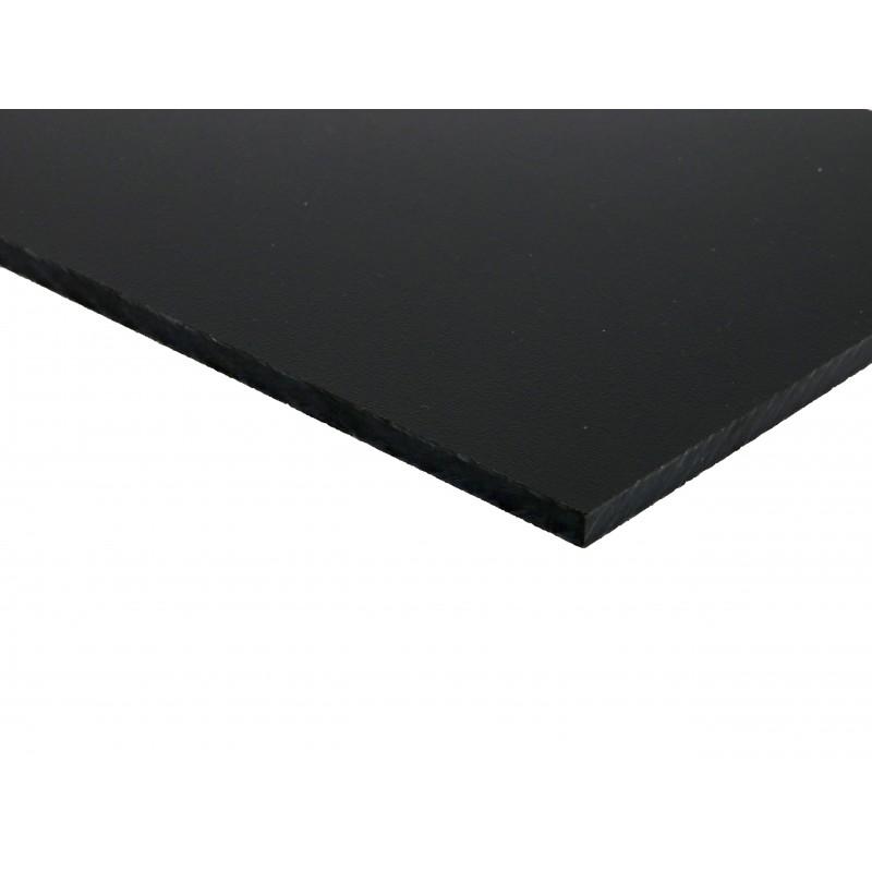 Panneau de bardage stratifié HPL compact - Noir - Épaisseur 6 mm - 130 x 305 cm - Surface 3,97 m² - Résistant et esthétique_1