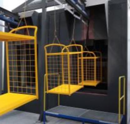 Tunnel de cuisson, l'étuvage ou le séchage des pièces avec un convoyeur motorisé_1