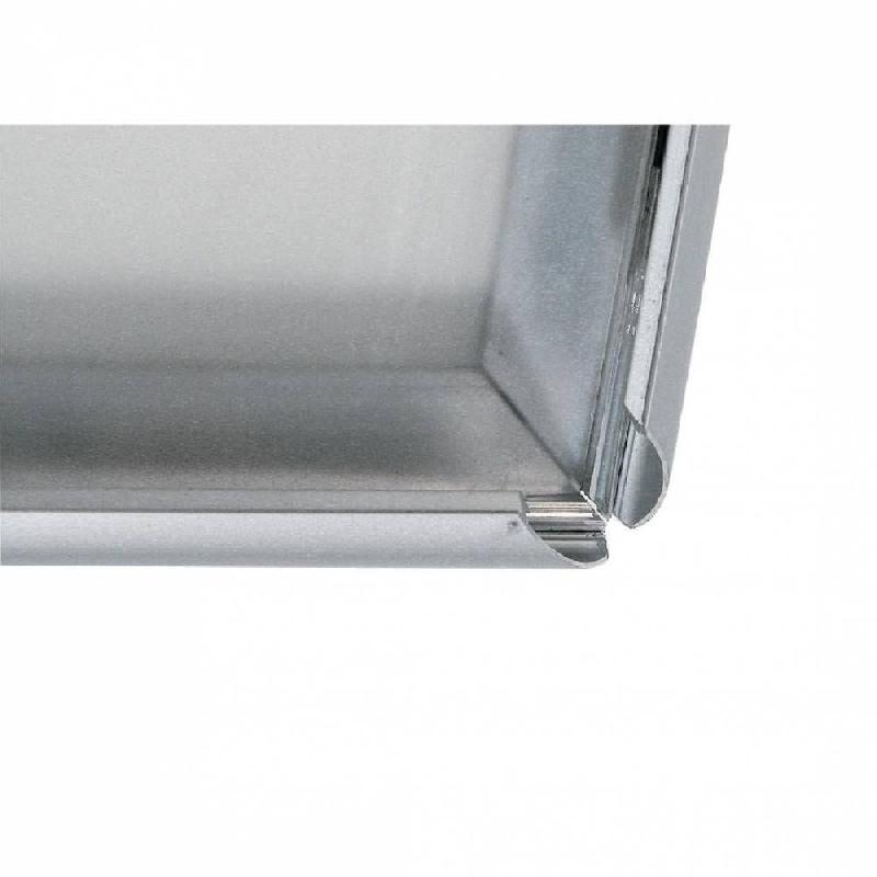 Cadre porte-affiche clipsable en aluminium - 60x80cm - Système clic-clac, gris, 2.45 kg_1
