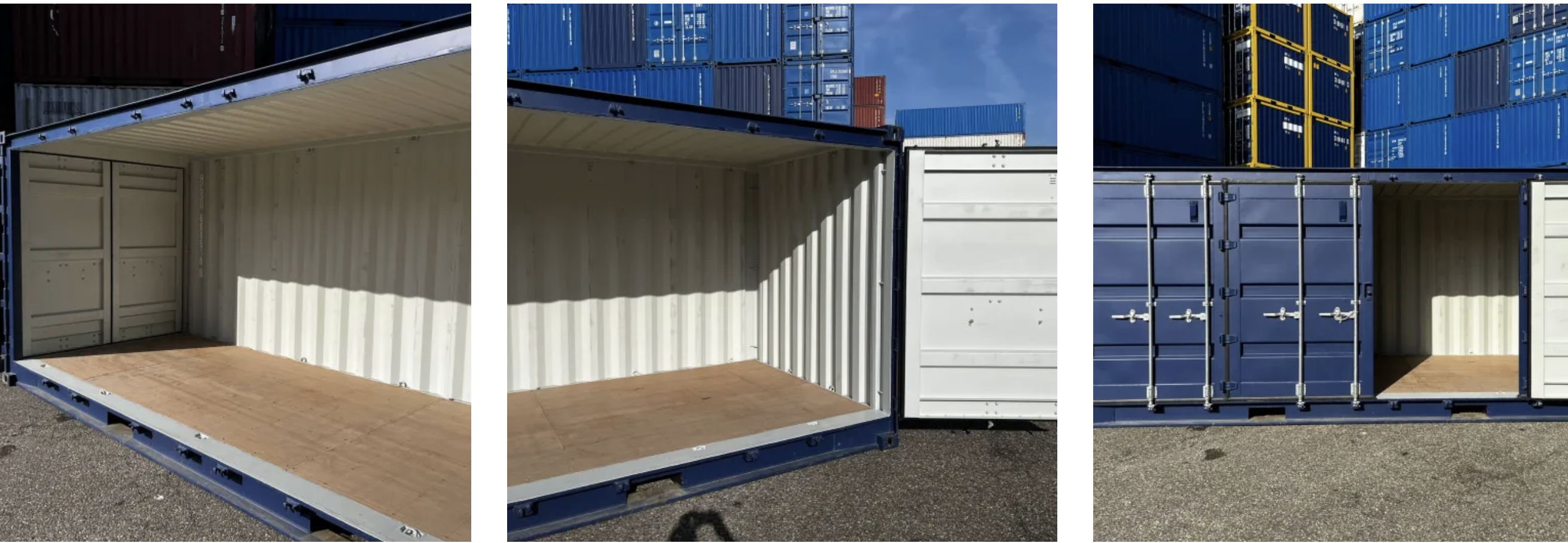 Conteneur maritime 20 pieds - Très résistant - Openside / Sidedoors - FULL ACCESS_1