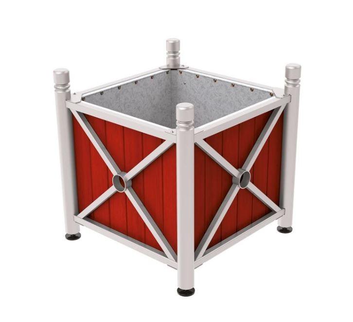 Jardinière en Acier et Bois - 2 Finitions Intérieures - 75 Kg - Pieds Réglables_1