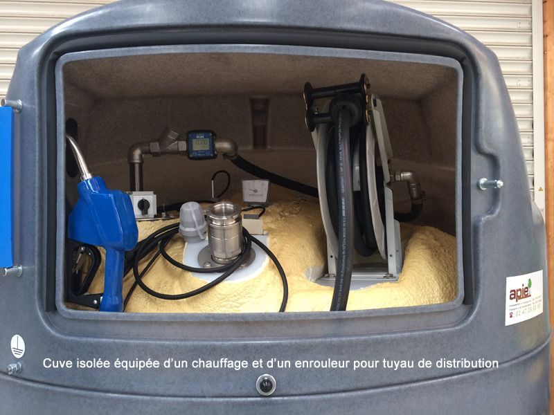 Station de stockage et de distribution AdBlue - 2500 L - Cuve double paroi avec pompe submersible 230V et accessoires_1
