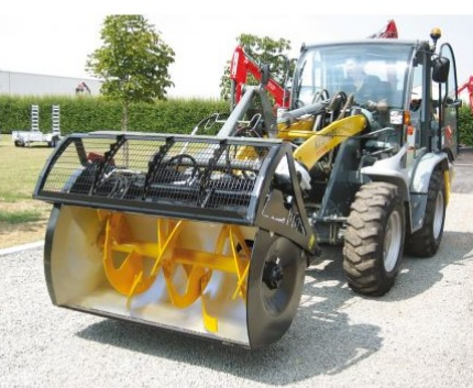 Turbomix gh - godet malaxeur à pales avec grille hydraulique -  rabaud_1