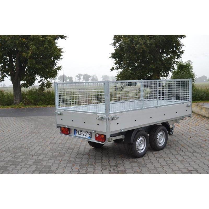 Benne DEBON - PW1.2 ECO - PTAC 2000Kg - 2 essieux freinés - 300 x 160 x H30 cm - Référence MP 255 133 1350 1_1