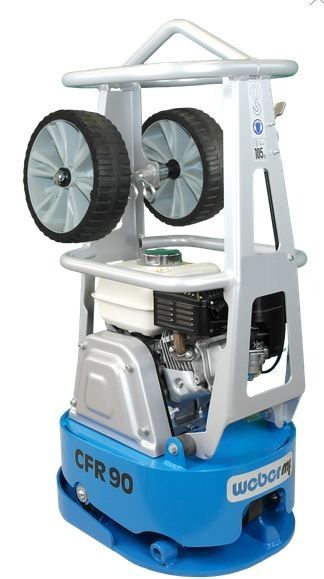 CFR 90 - Plaque vibrante ronde Weber Maschinentechnik - 90 kg - moteur Honda GX 160 - force centrifuge 14 kN_1