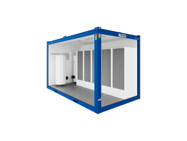 Conteneur sanitaire de douche 10', hygiénique et propre - Containex_1