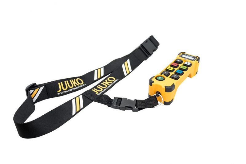 K1212 - Télécommande radio industrielle Juuko - Dimensions 230x57x51 mm - Bouton d'arrêt d'urgence - Fréquences 433 MHz_1