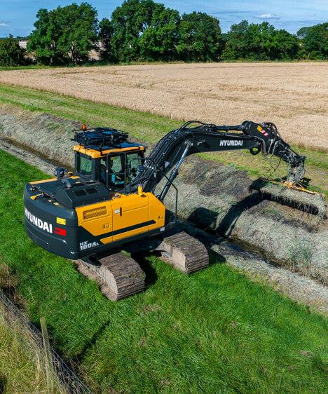 Pelle sur chenilles HYUNDAI HX180A L - 18 tonnes, moteur Stage V 115 kW (155 ch), cabine robuste_1